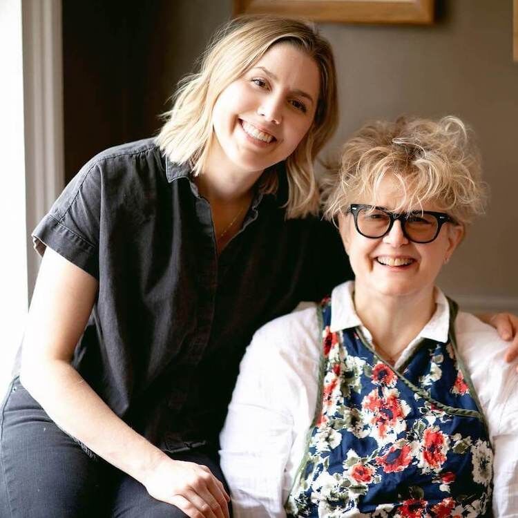 Root to Table's Chefs Cheryl Strasser and Bree Grant.