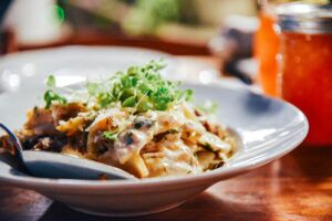 Mangolista Pork Dish by Chef Erik Foxx-Nettnin | Taste of Blue Ridge