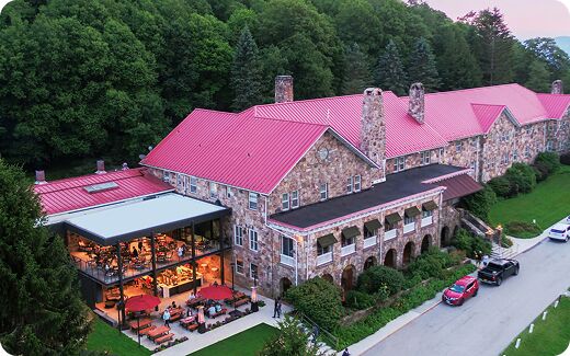 Mountain lake resort in Pembroke Virginia